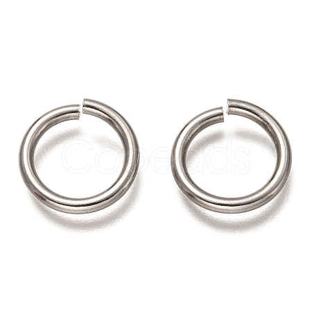Non-Tarnish 304 Stainless Steel Open Jump Rings STAS-H136-06C-P-1