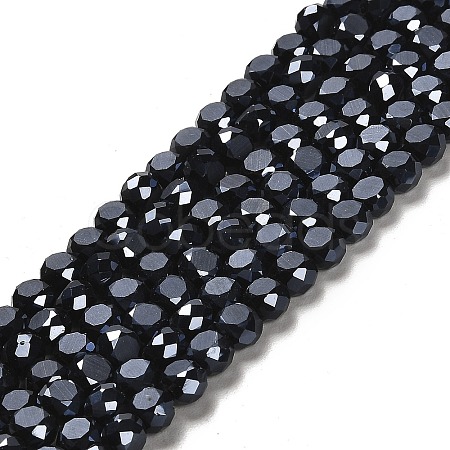Electroplate Glass Beads EGLA-D028-18-1