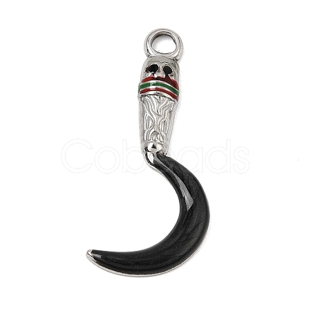 304 Stainless Steel Enamel Pendants SA-CBAA487-34P-1