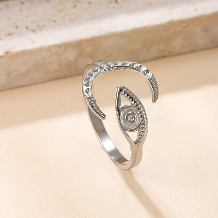 304 Stainless Steel Cuff Rings FS-WG8D32D-03-1