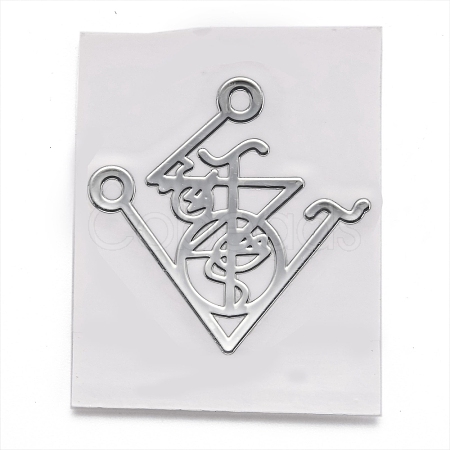 Self Adhesive Brass Stickers DIY-I044-20P-1