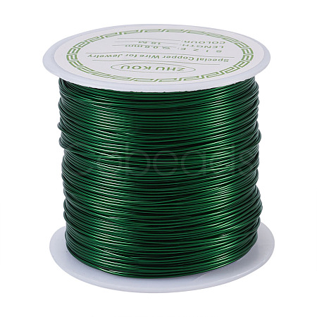 Round Copper Beading Wire for Jewelry Making YS-TAC0004-0.6mm-06-1