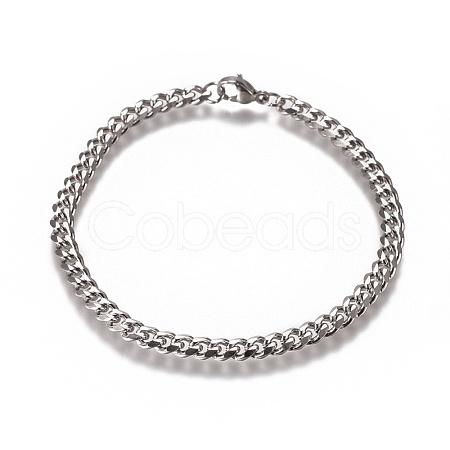 Tarnish Resistant Men's Curb Chain BJEW-E369-14B-1