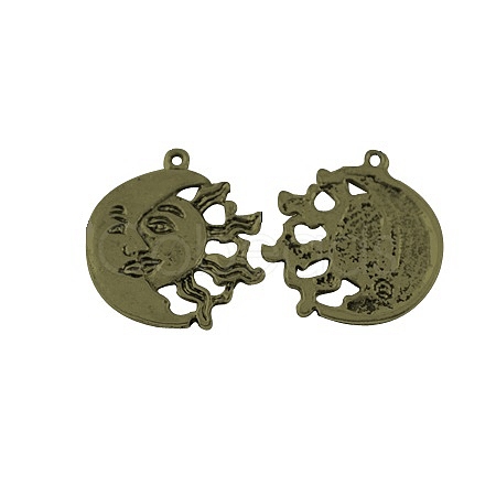 Tibetan Style Alloy Pendants LS-TIBEP-22752-AB-NR-1