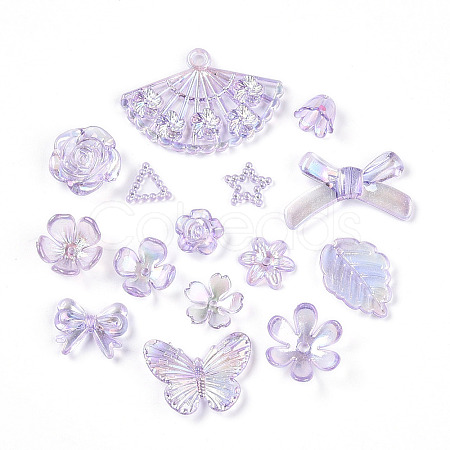 Transparent Acrylic Beads OACR-N137-73A-1