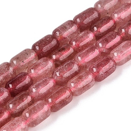 Natural Strawberry Quartz Beads Strands G-G980-29B-1