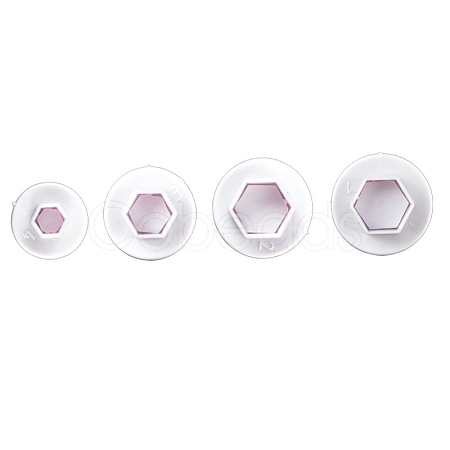 Plastic Cookie Fondant Stamper Set BAKE-PW0001-554D-1