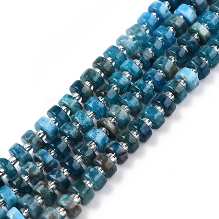 Natural Apatite Beads Strands G-N327-07D-1