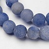 Dyed & Heated Natural Blue Aventurine Beads Strands G-D809-09-8mm-3