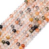 Natural Mixed Rutilated Quartz Beads Strands G-G106-A24-01-1