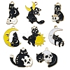Alloy Enamel Pendants PW-WGB8D3D-01-5
