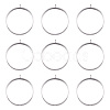 Alloy Open Back Bezel Big Pendants PALLOY-TA0021-01P-1