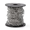 Tarnish Resistant 304 Stainless Steel Cable Chains CHS-K001-70-5
