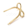 Brass Stud Earring Finding KK-U061-14B-G-3