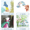 Rainbow PVC Laser Adhesive Stickers DIY-WH0273-49-4