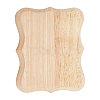 Lace Edged Rectangle Wood Display Pedestals ODIS-WH0025-280D-1