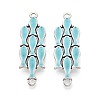 Alloy Enamel Connector Charms TIBE-N016-09AS-02-1