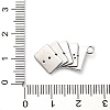 Brass Micro Pave Cubic Zirconia Pendants KK-L229-067P-3