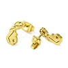 Thanksgiving Day Theme 304 Stainless Steel Stud Earrings EJEW-B041-01G-02-2