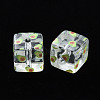 Transparent Printed Acrylic Beads MACR-S374-08A-05-2