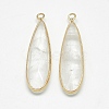 Natural Quartz Crystal Pendants G-Q494-56A-2