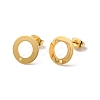 201 Stainless Steel Stud Earring Findings X-STAS-D244-23G-1