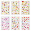 6 Sheets 6 Style Maple Leaf Nail Art Stickers Decals MRMJ-OC0003-57A-1