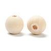 Natural Unfinished Wood Beads WOOD-XCP0001-19G-3