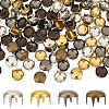 160Pcs 4 Colors Brass Studs Rivets KK-GF0001-23B-1