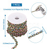 2m PVD Vacuum Plating 304 Stainless Steel Cable Chains STAS-YS0001-16-3