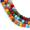 Rondelle Glass Bead Strands GLAA-C034-01B-4