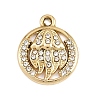 Alloy Rhinestone Pendants RB-CBA332B-05B-1