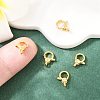 SHEGRACE Brass Lobster Claw Clasps XGR0093G-159G-5