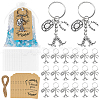 60Pcs Alloy Keychains KEYC-DR00020-1