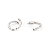 Tarnish Resistant 304 Stainless Steel Open Jump Rings STAS-R049-6x0.8mm-2