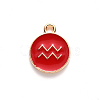Alloy Enamel Pendants ENAM-S124-01A-07J-2
