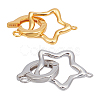 2Pcs 2 Colors 925 Sterling Silver Fold Over Clasps STER-PH0001-99-7