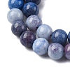 Ombre Effect Dyed Glass Beads Strands X-GLAA-T031-01O-04-4