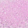 6/0 Inside Colours Fringe Glass Seed Beads SEED-A034-03D-3