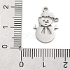 Anti-Tarnish Christmas 201 Stainless Steel Pendants STAS-Q015-09P-3