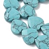 Synthetic Turquoise Beads Strands G-A309-A16-01-3