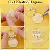 Blank Acrylic Wine Glass Charms AJEW-AB00150-3