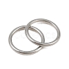 304 Stainless Steel Closed Jump Rings STAS-G393-06P-17-3