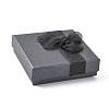 Bowknot Organza Ribbon Cardboard Bracelet Bangle Gift Boxes BC148-05-4