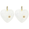 2Pcs Natural Quartz Crystal Pendants G-FH0002-76C-1