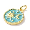 Rack Plated Brass Enamel Pendants X-KK-Z039-02A-2