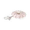 Natural Rose Quartz Big Pendants G-P459-01P-G-4