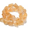 Rough Raw Natural Citrine Beads Strands G-K202-17B-5
