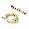 Brass Toggle Clasps KK-P223-20G-2