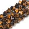 Natural Tiger Eye Beads Strands G-C267-B16-2